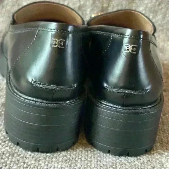 Sam Edelman Black “Teo” Loafer With Lug Soles Women’s Size 9 Like New! - Picture 6 of 13
